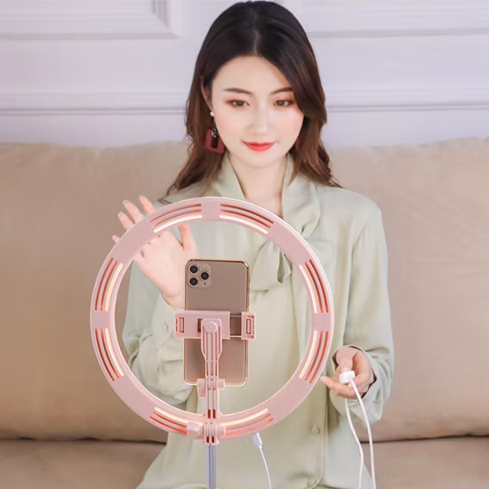Brightenlux Fornitore all'ingrosso 10′ Beauty LED Selfie Ring Light Trucco Illuminazione Circle Treppiede LED Ring Light per video Youtube