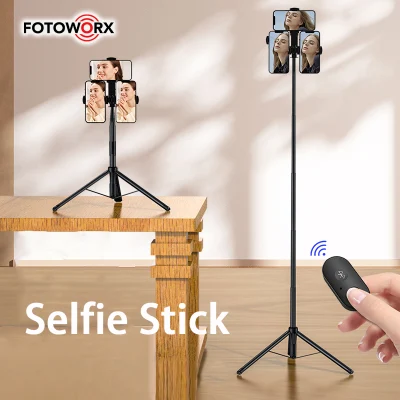 Fotoworx Selfie Stick in lega di alluminio per riprese fotografiche e video