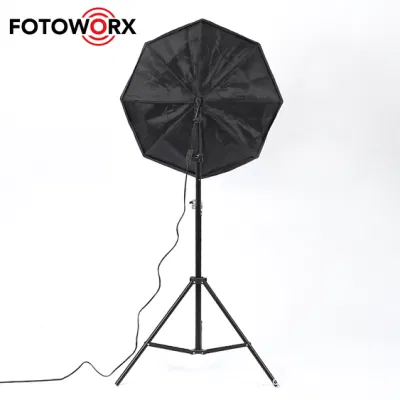 Ombrello portatile con riflettore ottagonale da 33,5 pollici/85 cm per fotografia in studio Torcia Speedlite Softbox