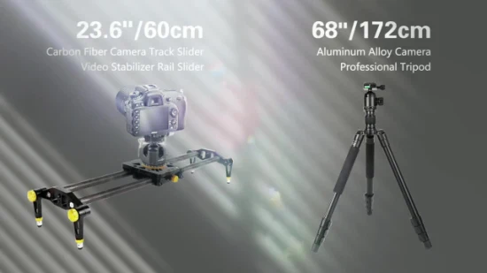 Treppiede professionale per fotocamera Fotoworx in lega di alluminio per fotografia DSLR