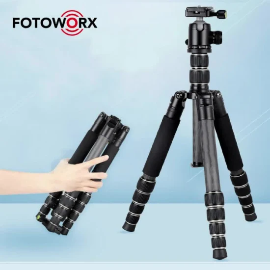Treppiede per fotocamera Fotoworx in fibra di carbonio leggero per la fotografia