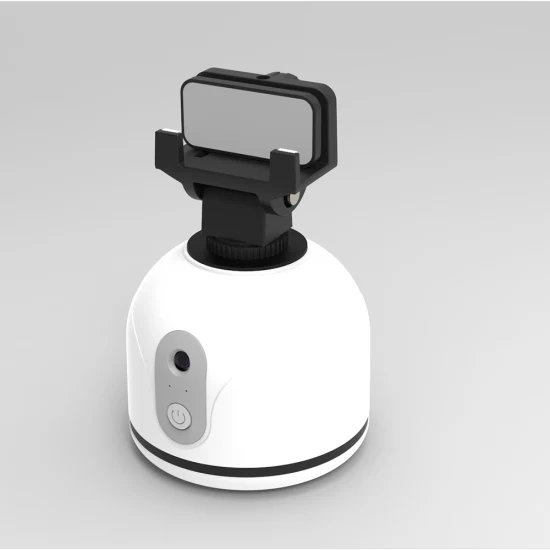 Supporto per smartphone per acquisizione di foto in remoto con rotazione a 360 gradi del volto selezionato con tracciamento automatico